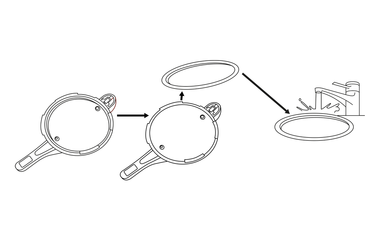 Anel de Vedação para Panela de Pressão de 4,5 e 6 L - Supra Ø 22 cm - Imagem 2