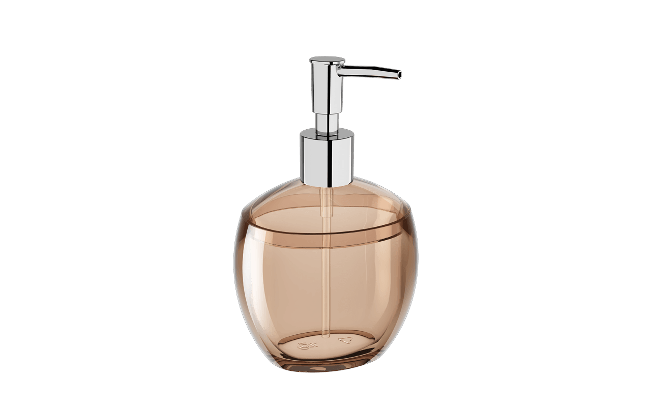 Porta-sabonete líquido Spoom - RBL 10,6 x 8,5 x 17,2 cm 350 ml - Rosa Blush Coza Porta-sabonete líquido Spoom - RBL 10,6 x 8,5 x 17,2 cm 350 ml - Rosa Blush Coza