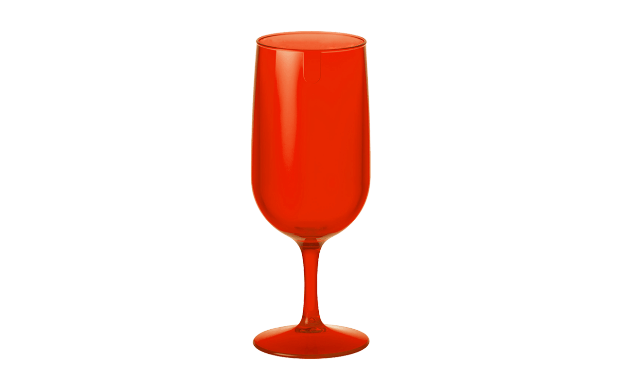 Taça Cerveja Fun 300 ML 6,1 x 6,1 x 18,5 cm 300 ml - Vermelho Transparente Coza Taça Cerveja Fun 300 ML 6,1 x 6,1 x 18,5 cm 300 ml - Vermelho Transparente Coza