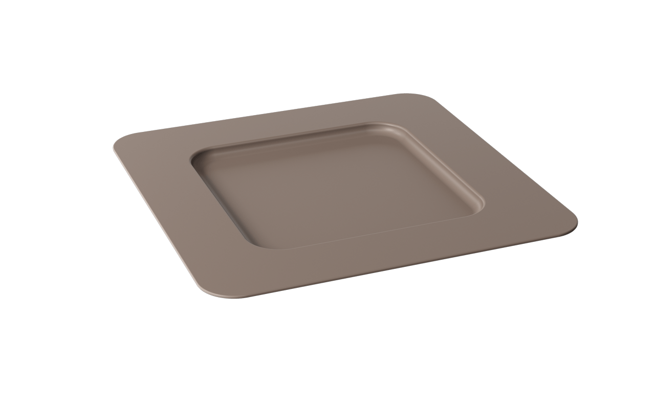 Sousplat Casual 31,5 x 31,5 x 1,5 cm - Warm Gray Coza Sousplat Casual 31,5 x 31,5 x 1,5 cm - Warm Gray Coza