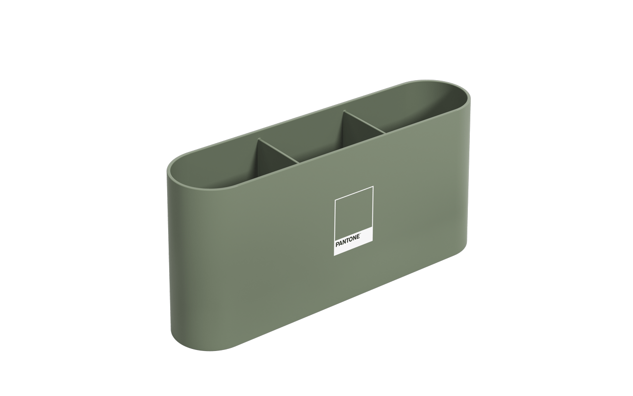 Escorredor de talheres Flat Taça Cake Ø11,6x7,2cm Saladeira Cake Ø23,6x13,2cm - Verde Pantone Coza Escorredor de talheres Flat Taça Cake Ø11,6x7,2cm Saladeira Cake Ø23,6x13,2cm - Verde Pantone Coza