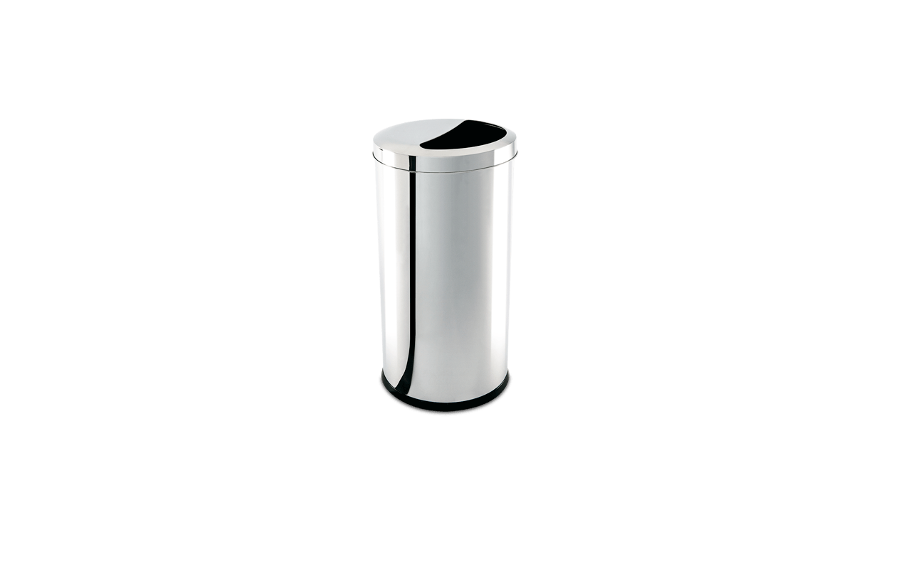Lixeira 1/2 Lua Brinox Decorline 40,5 Litros Ø 30 x 60 cm Aço Inoxidável