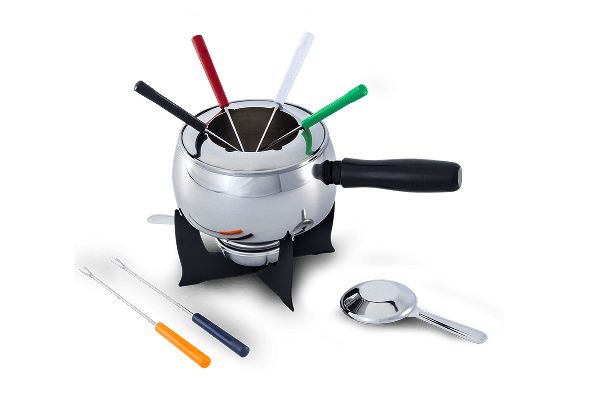 Conjunto para Fondue 11 Peças - Fondue e Petiscos - Inox