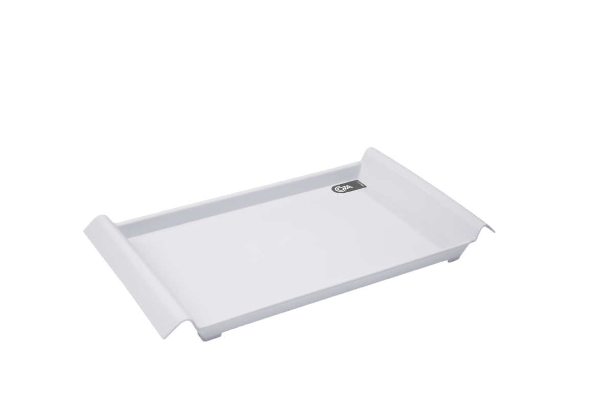 Bandeja Casual Pequena 34 x 19 x 3,8 cm - Branco Coza