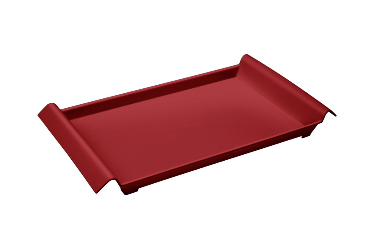 Bandeja Casual Grande 45,5 x 29,6 x 5 cm - Vermelho Bold Coza