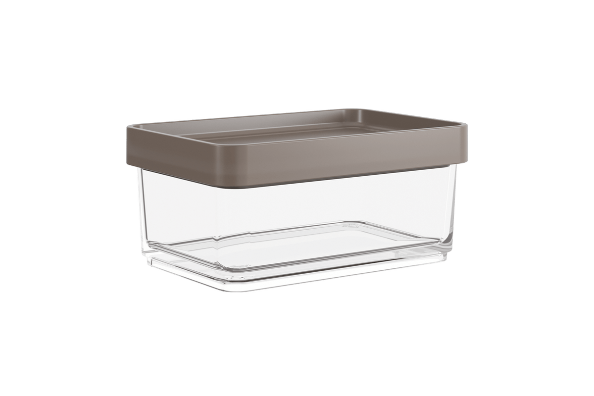 Pote Clear Mini 7,9 x 11,7 x 5 cm 200 ml - Warm Gray Coza