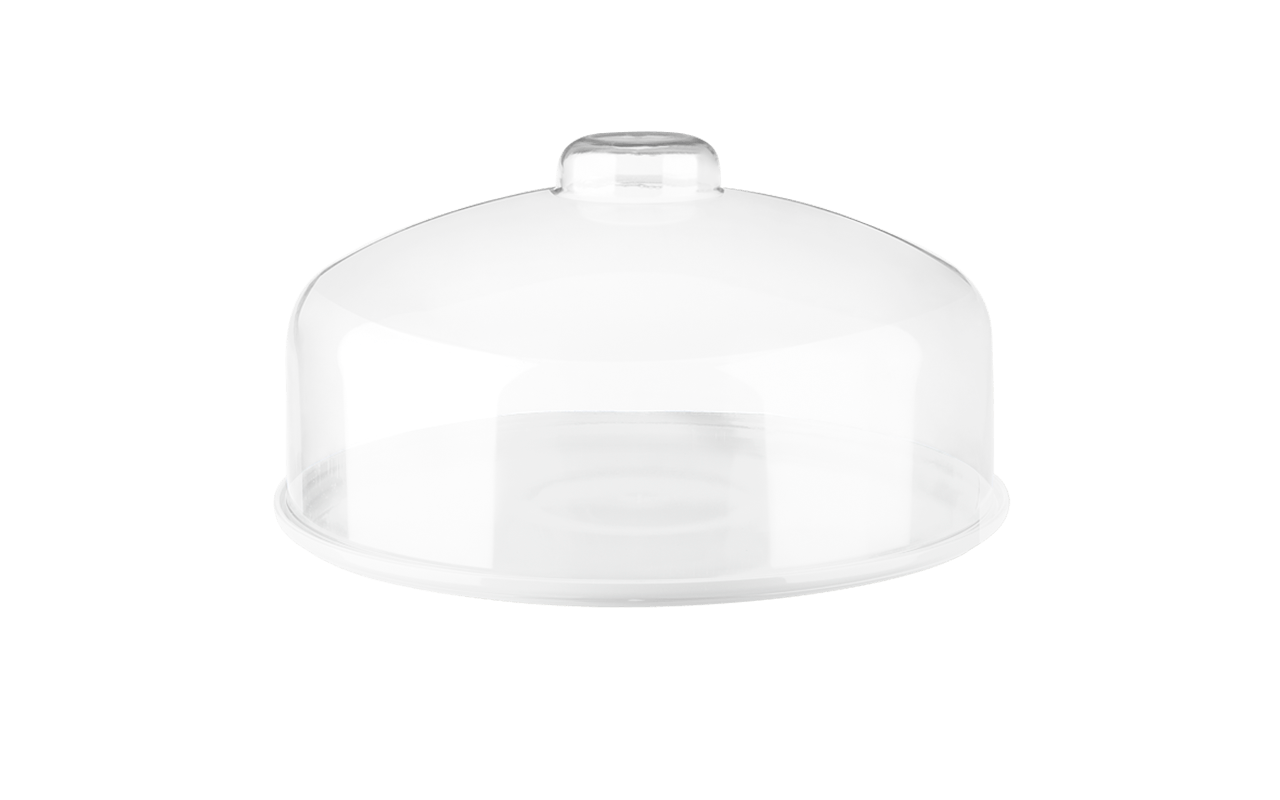 Boleira Prato Coza Cozy Média Ø25 cm Branco