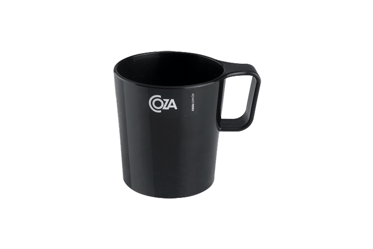 Caneca Empilhável Coza Cozy 250ml Preto