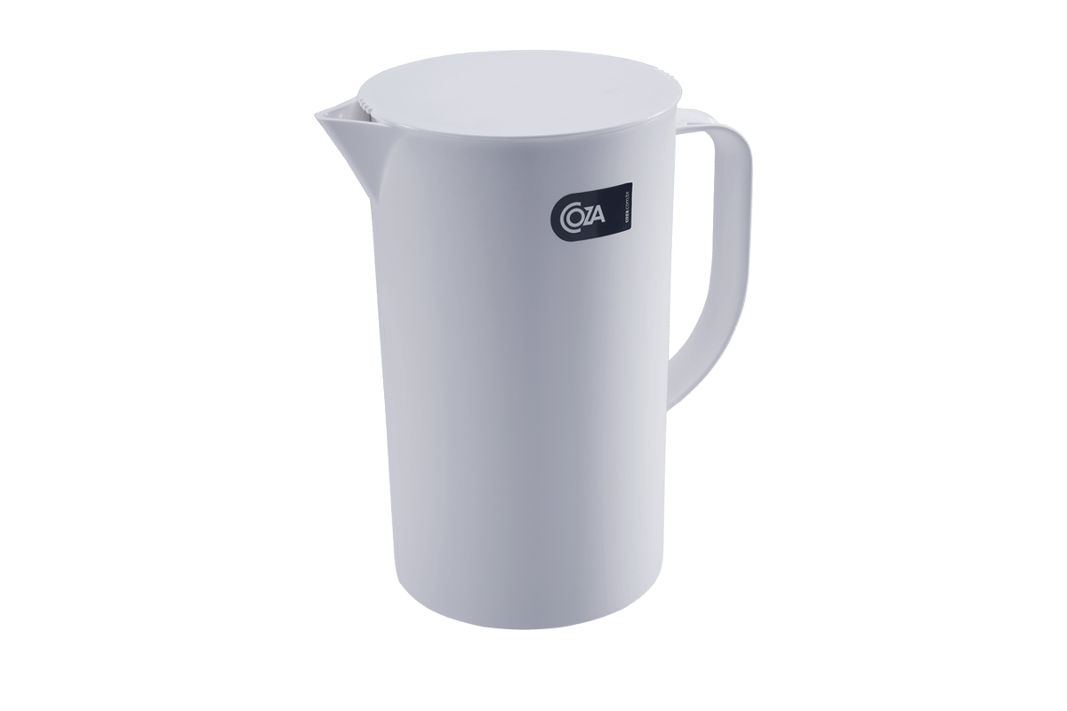 Jarra com Tampa Coza Cozy 2 Litros Branco