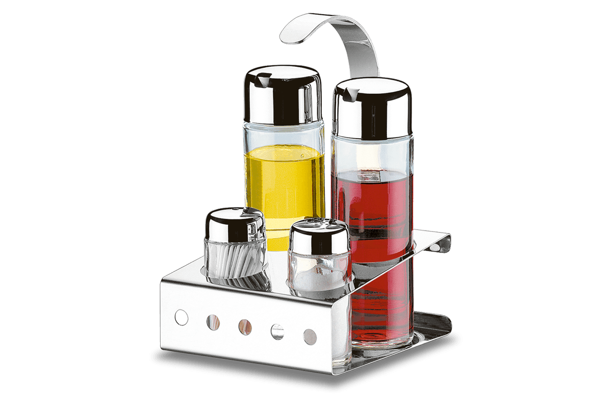 Galheteiro Inox 5 Peças - Parma - Brinox