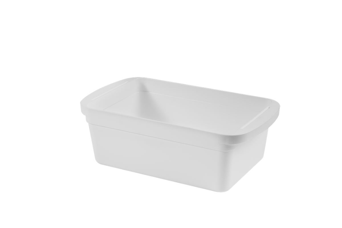 Cesta Loft Média 36,42 x 21,61 x 13,05 cm - Branco Coza