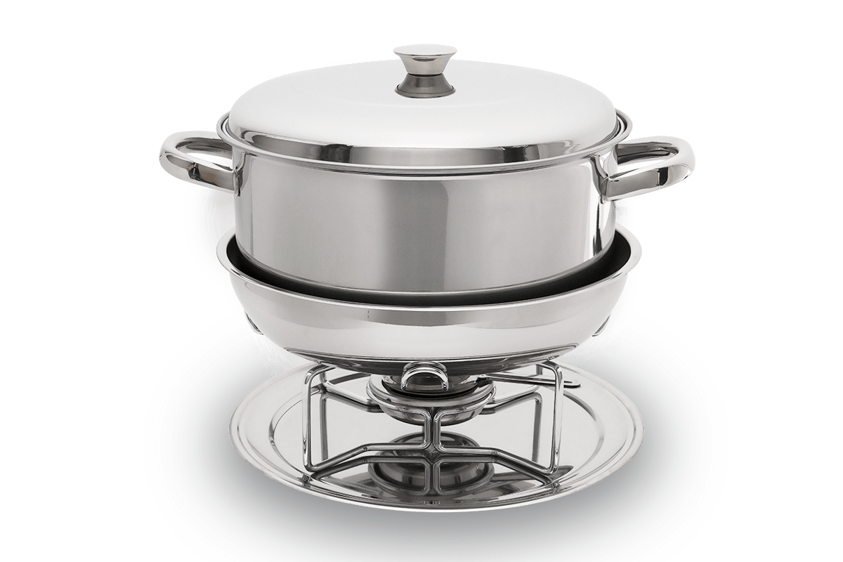 rechaud-de-aco-inox-com-suporte-cromado rechaud-de-aco-inox-com-suporte-cromado