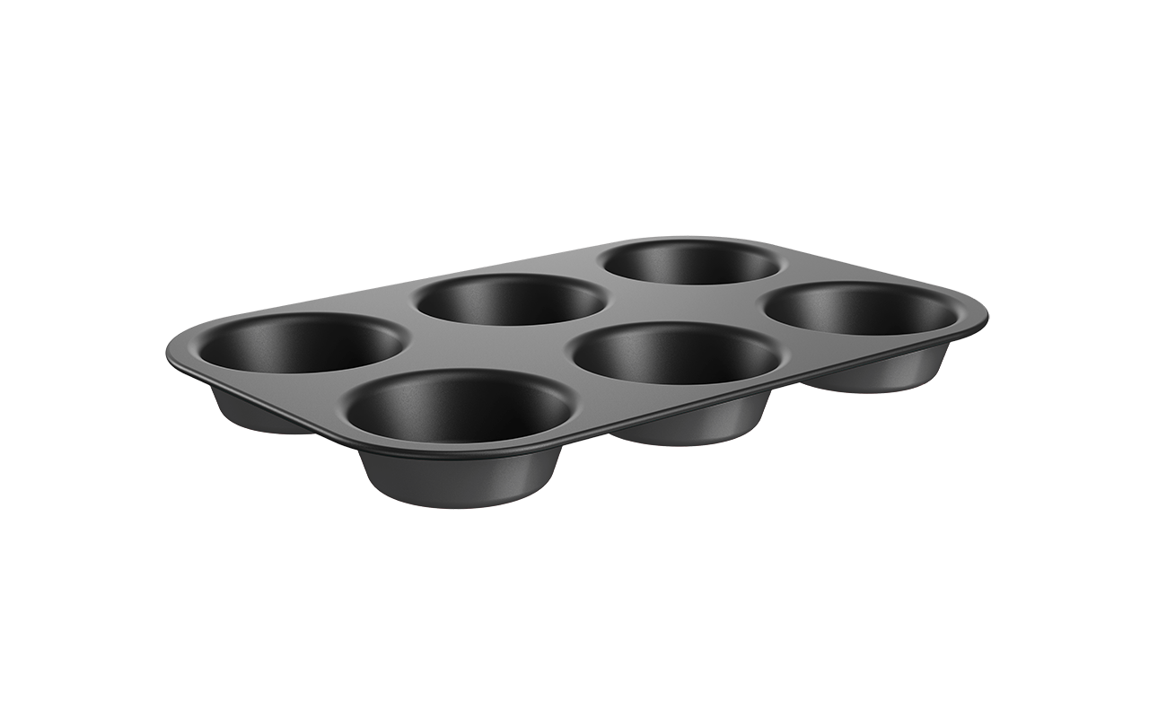 Forma com 6 Divisões Brinox Bakeware 27,2 cm Grafite