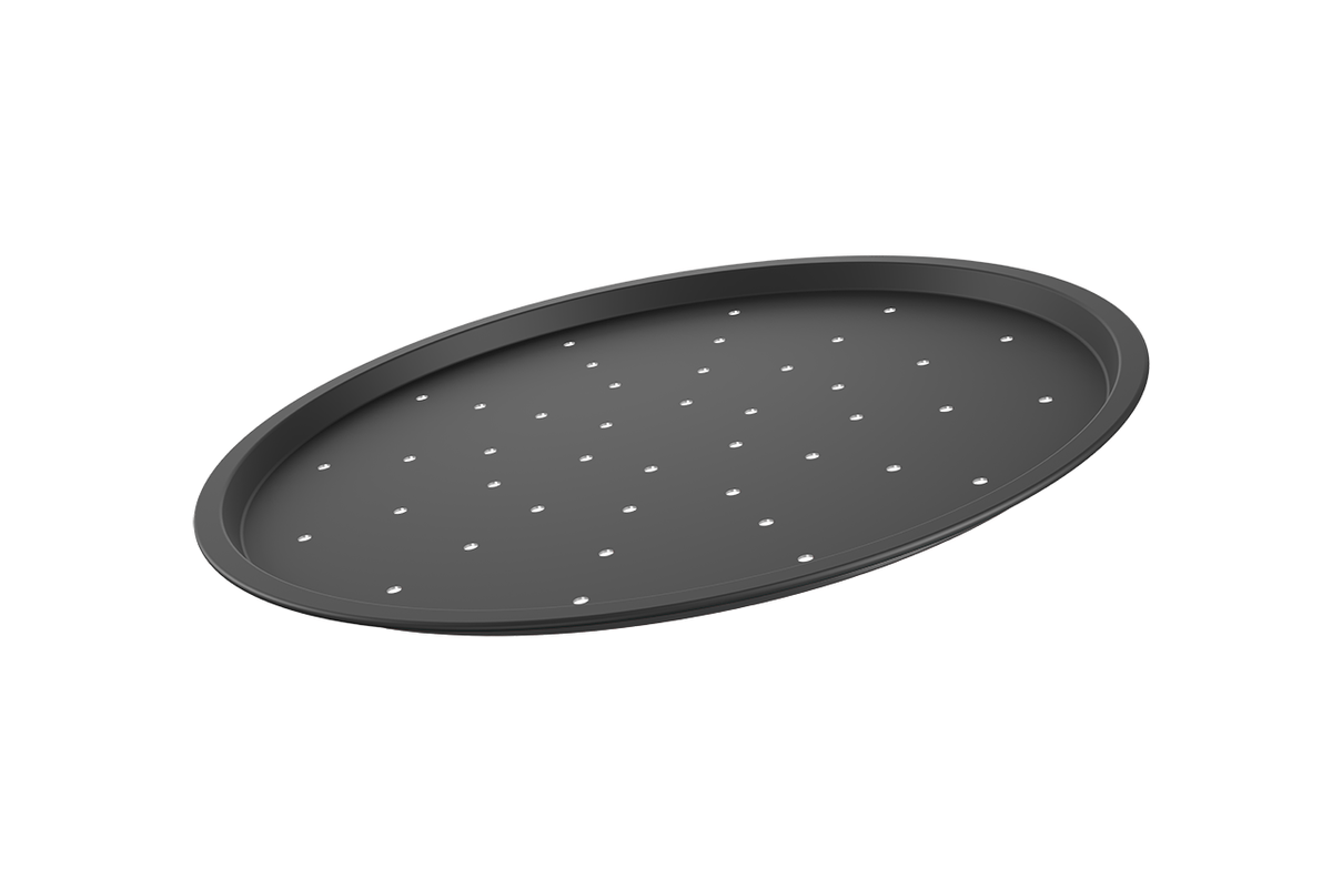 Forma para pizza Ø30x11cm Brinox Ø 30 x 1 cm - Grafite Brinox