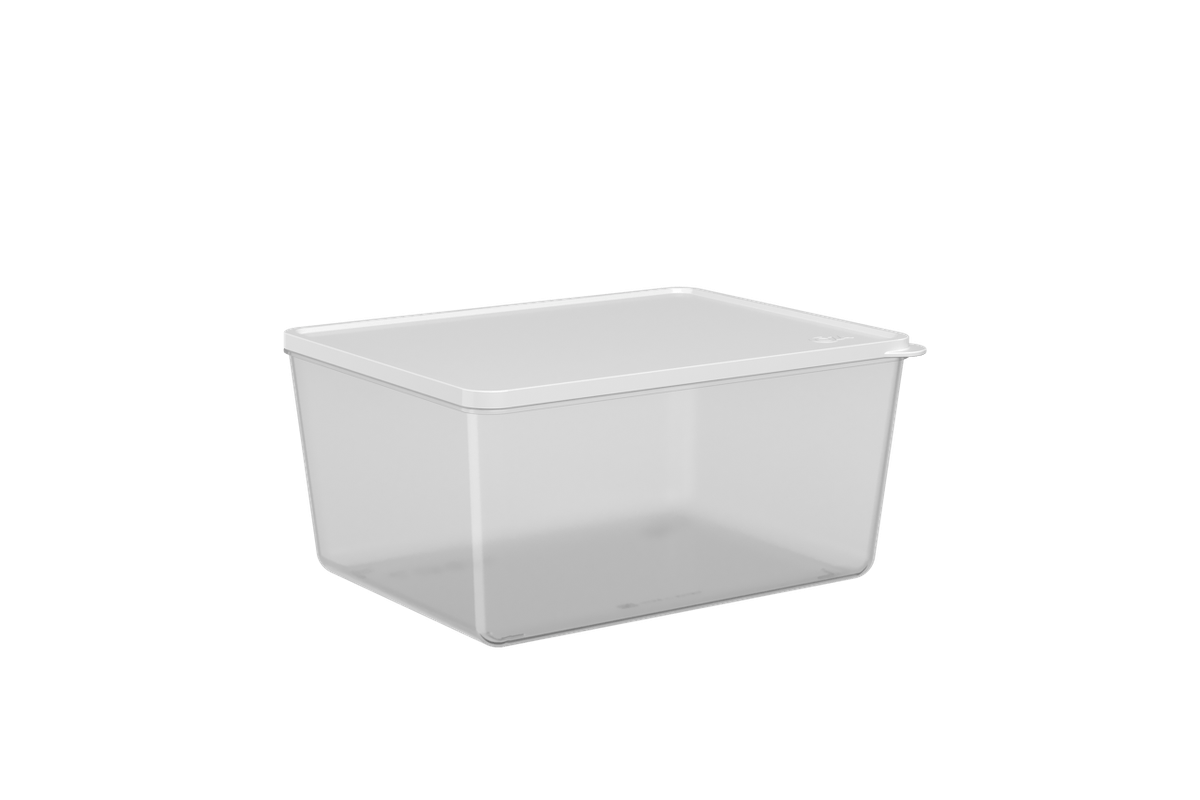 Pote sem Grade 2,2L Natural Basic Coza 20,3 x 15,8 x 9,8 cm - 2,2L - Natural Coza