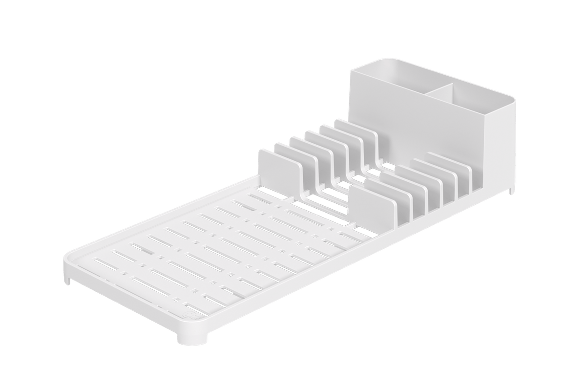 Escorredor de Louças Branco Single Coza 41,7 X 16,9 X 9 cm - Branco Coza