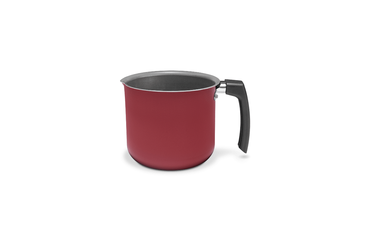 Fervedor Brinox Ruby 1,25 Litros Ø12cm Antiaderente Pro-Flon Vermelho