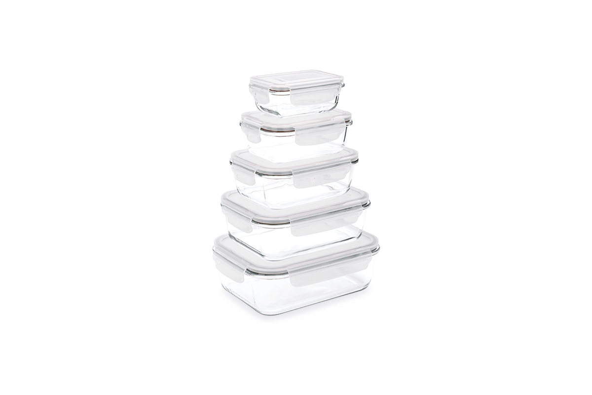 Pote Hermético de Vidro Brinox Lock&Stock 370ml - Imagem 2