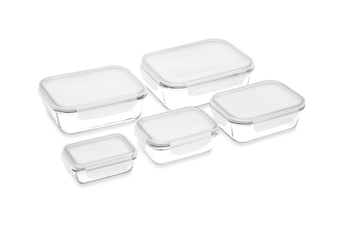 Pote Hermético de Vidro Brinox Lock&Stock 370ml - Imagem 3