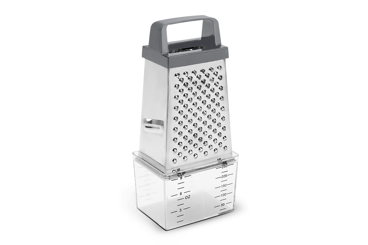 Ralador 4 Faces Com Coletor Top Pratic 20,5 Cm - Brinox