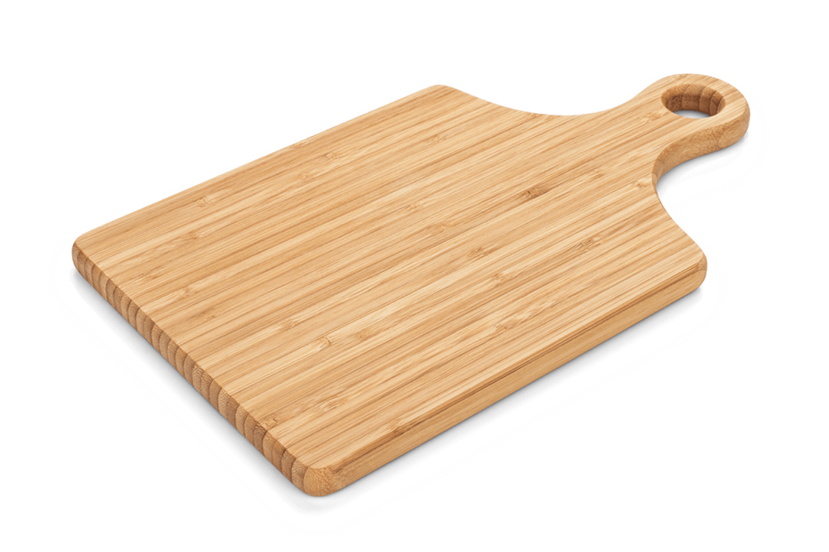 Tábua Corte Bambu Natural 39,5cm Haus Concept 39,5x21x1,5 cm