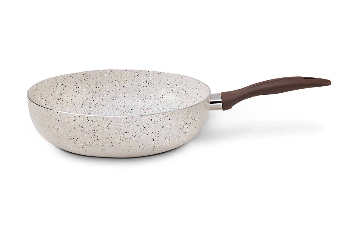 Wok Ø24 Ceramic.Life Smart Plus - Brinox 24 cm - VANILLA Brinox