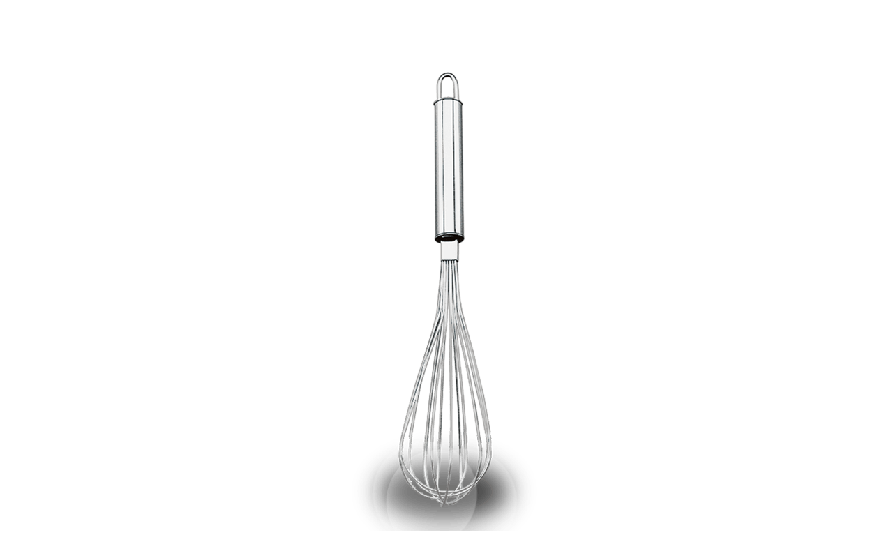 Batedor Manual Fouet Brinox Top Pratic 30,5 cm Aço Inox
