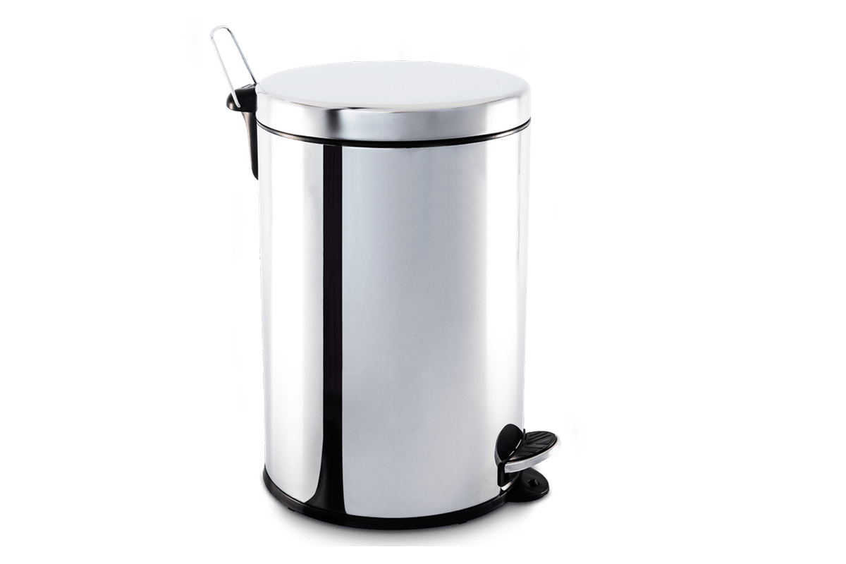 4. Lixeira seletiva inox com pedal e balde 20L – Brinox