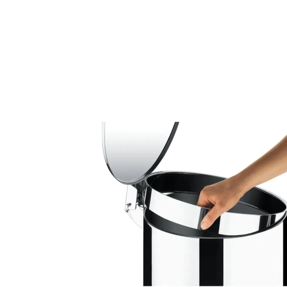 Lixeira com Pedal Brinox Decorline 50 Litros Ø37 x 60,5cm Aço Inoxidável - Imagem 2