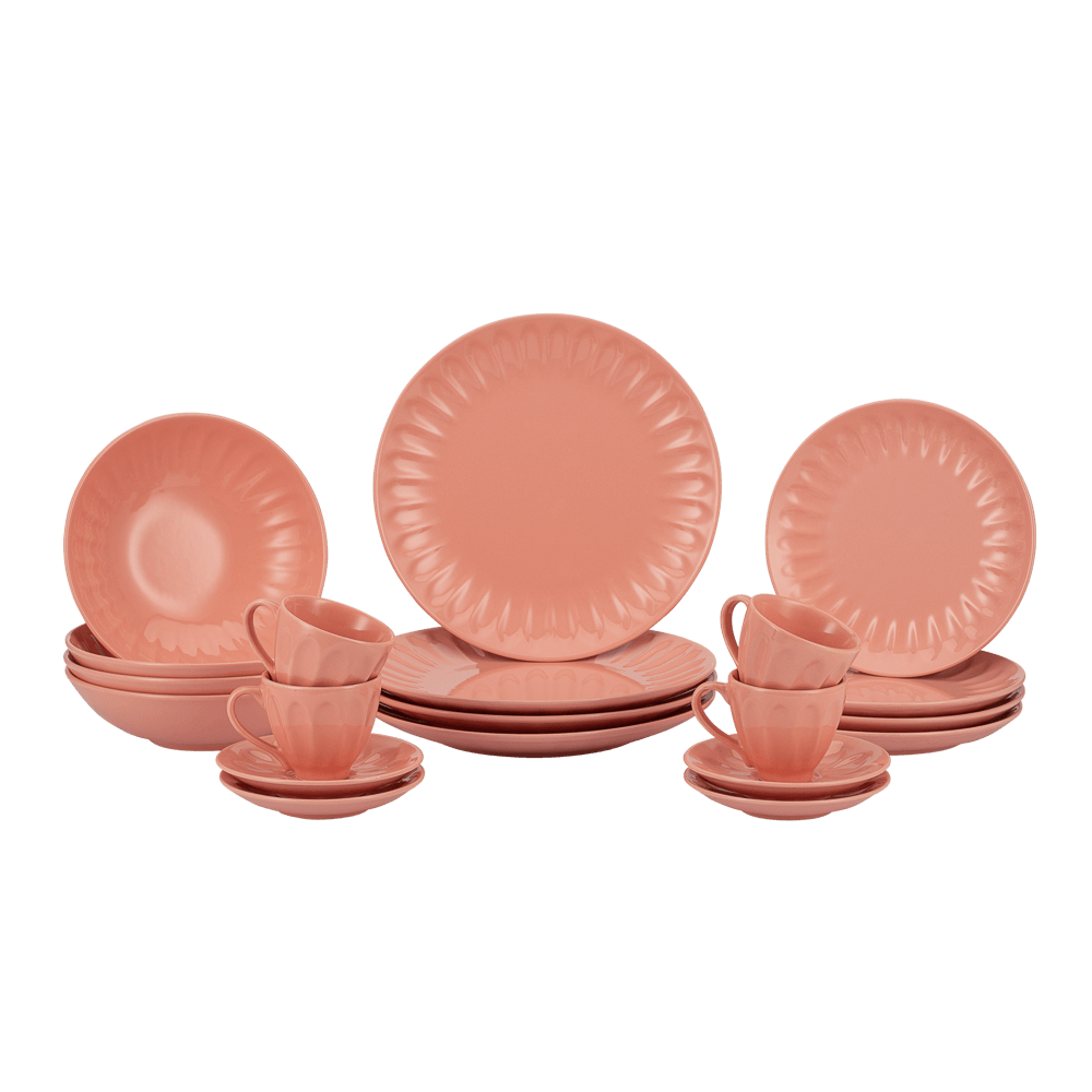 Aparelho de Jantar 20 Peças em Cerâmica Haus Concept Linha Decorato