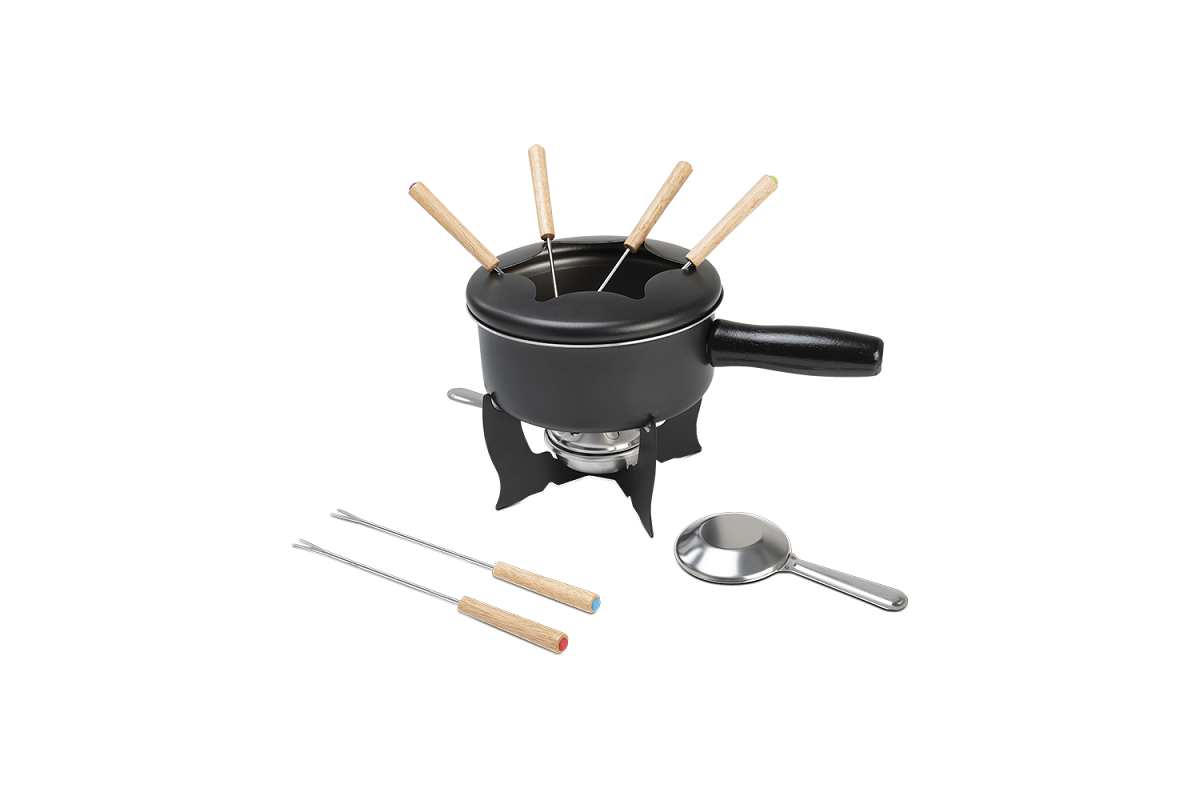 Conjunto para Fondue 10 peças - CZR - Cinza Range
