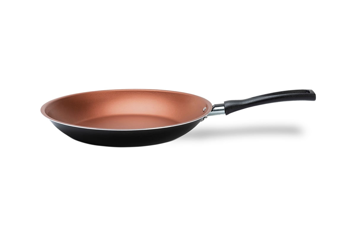 Frigideira Brinox Topázio 20cm 880 ml Revestimento Antiaderente Pro-Flon Cinza Range