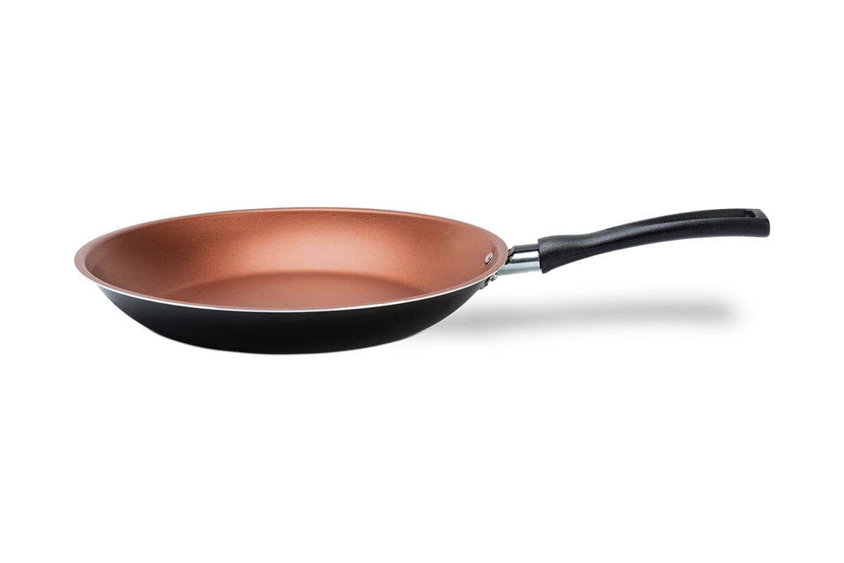 Frigideira Brinox Topázio 22 cm 1,1 L Antiaderente Pro-Flon Cinza Range