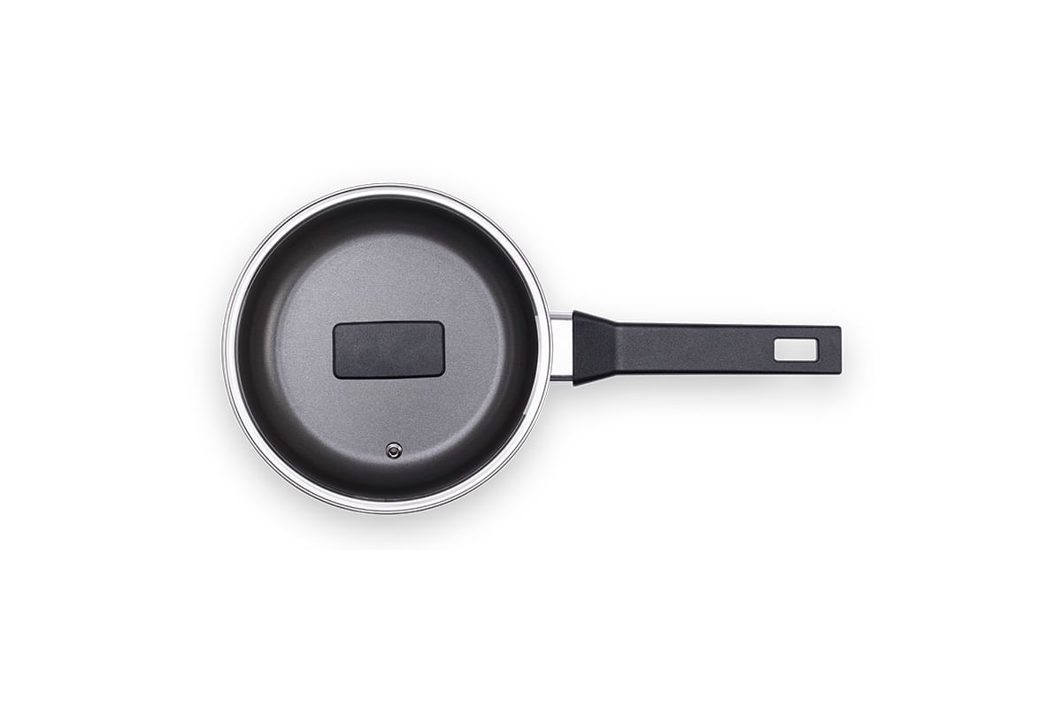 Panela com Tampa Brinox Preserve Antiaderente Ceramic Life Ø16cm 1,45 Litros Cinza - Imagem 3