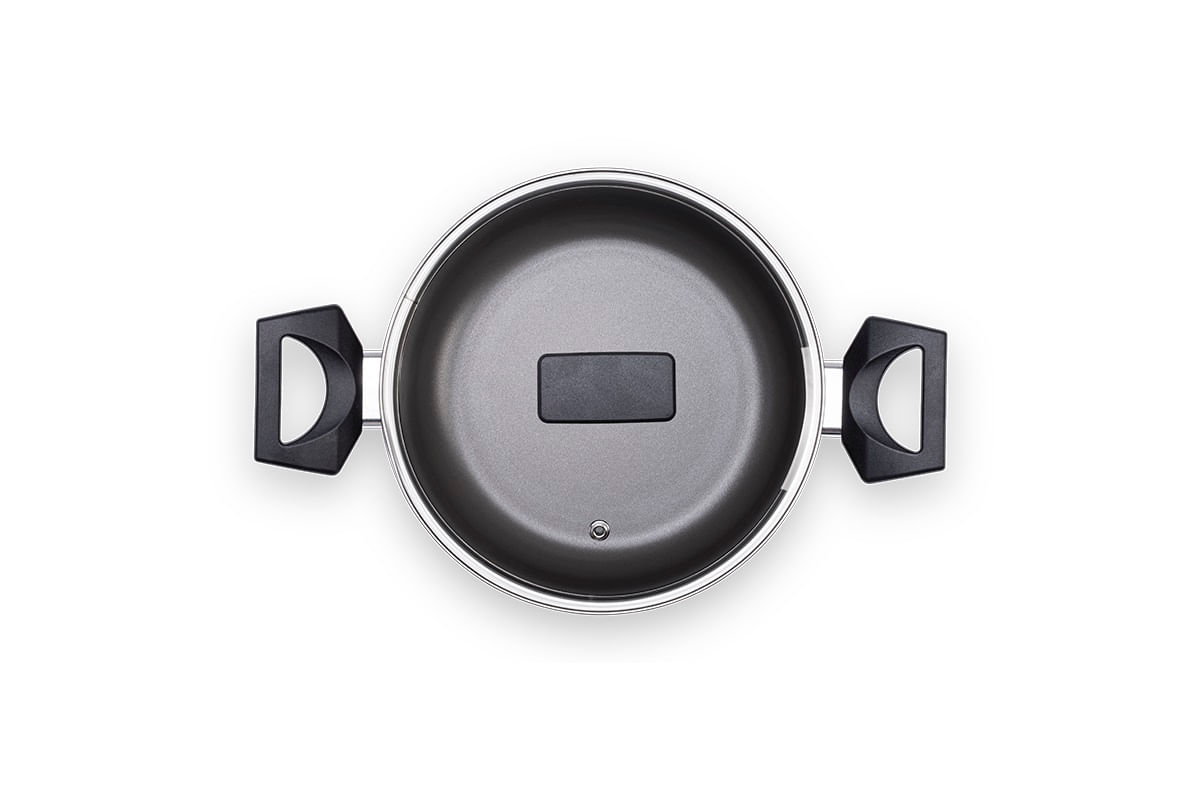 Caçarola Brinox Preserve Antiaderente Ceramic Life Ø20cm 2,7 Litros Cinza - Imagem 3
