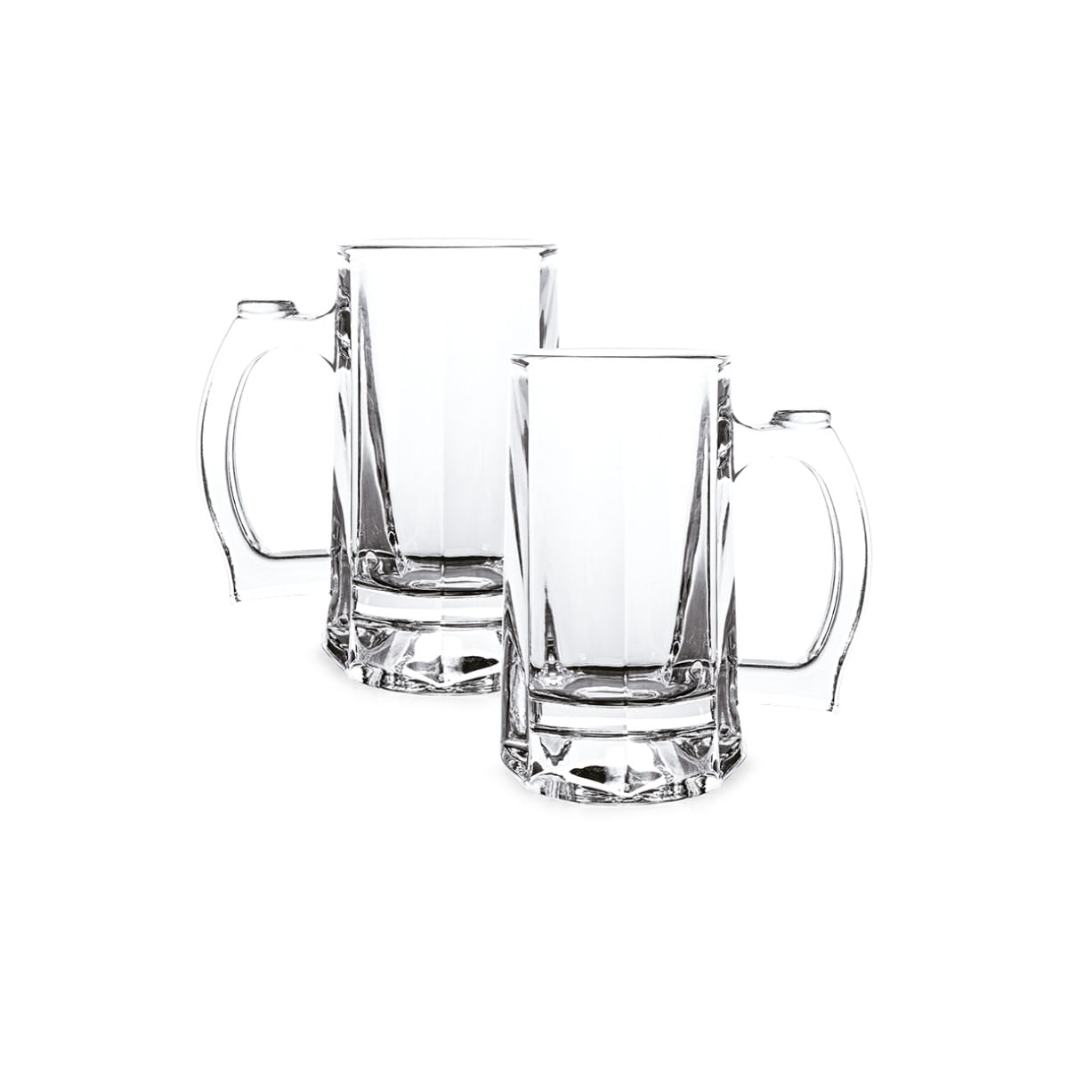 Conjunto 2 Peças Canecas de Chopp e Cerveja 300 ml Vidro Pavillion Haus Concept