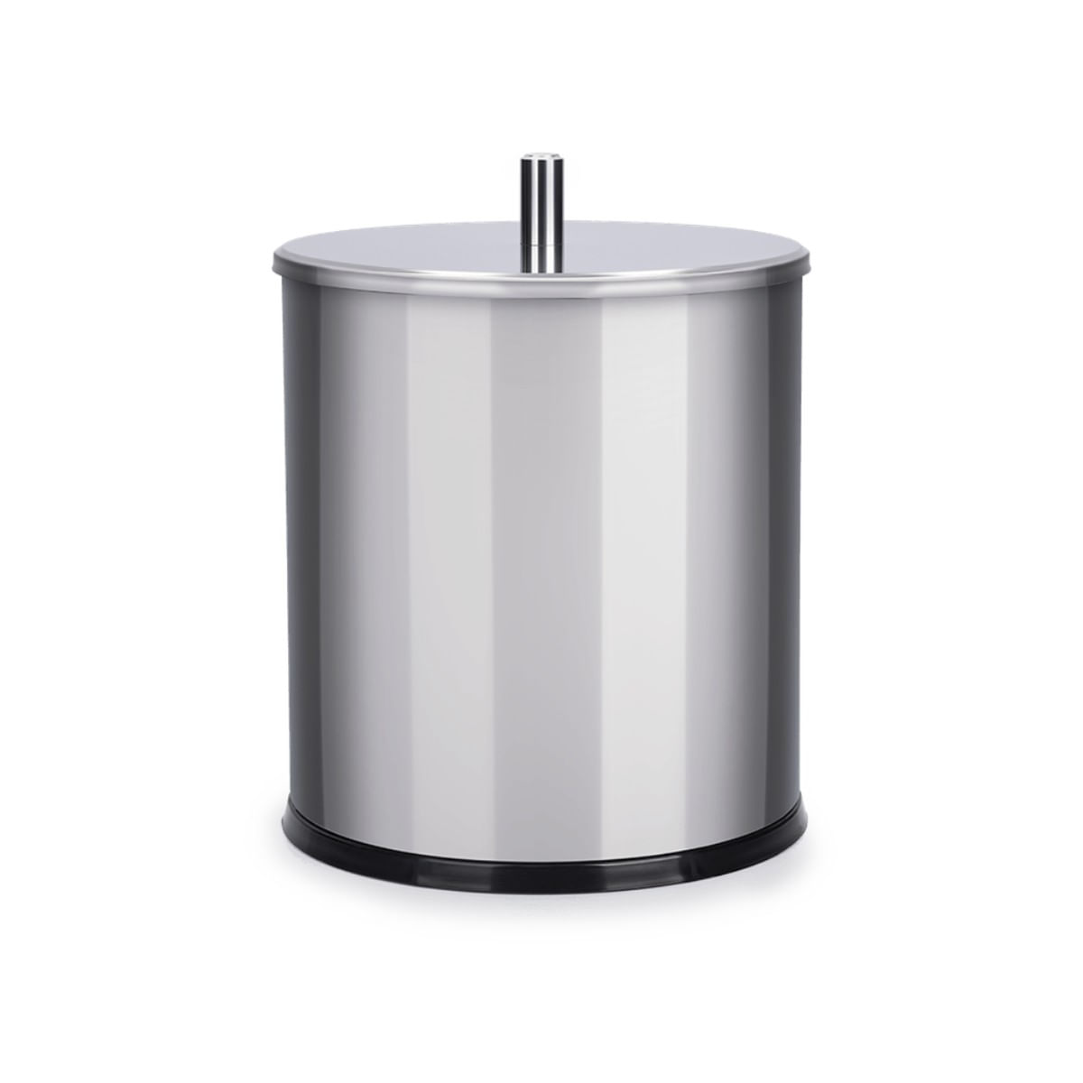 Lixeira com Tampa Brinox Decorline 5,4 Litros Ø18,5 x 23cm Aço Inoxidável