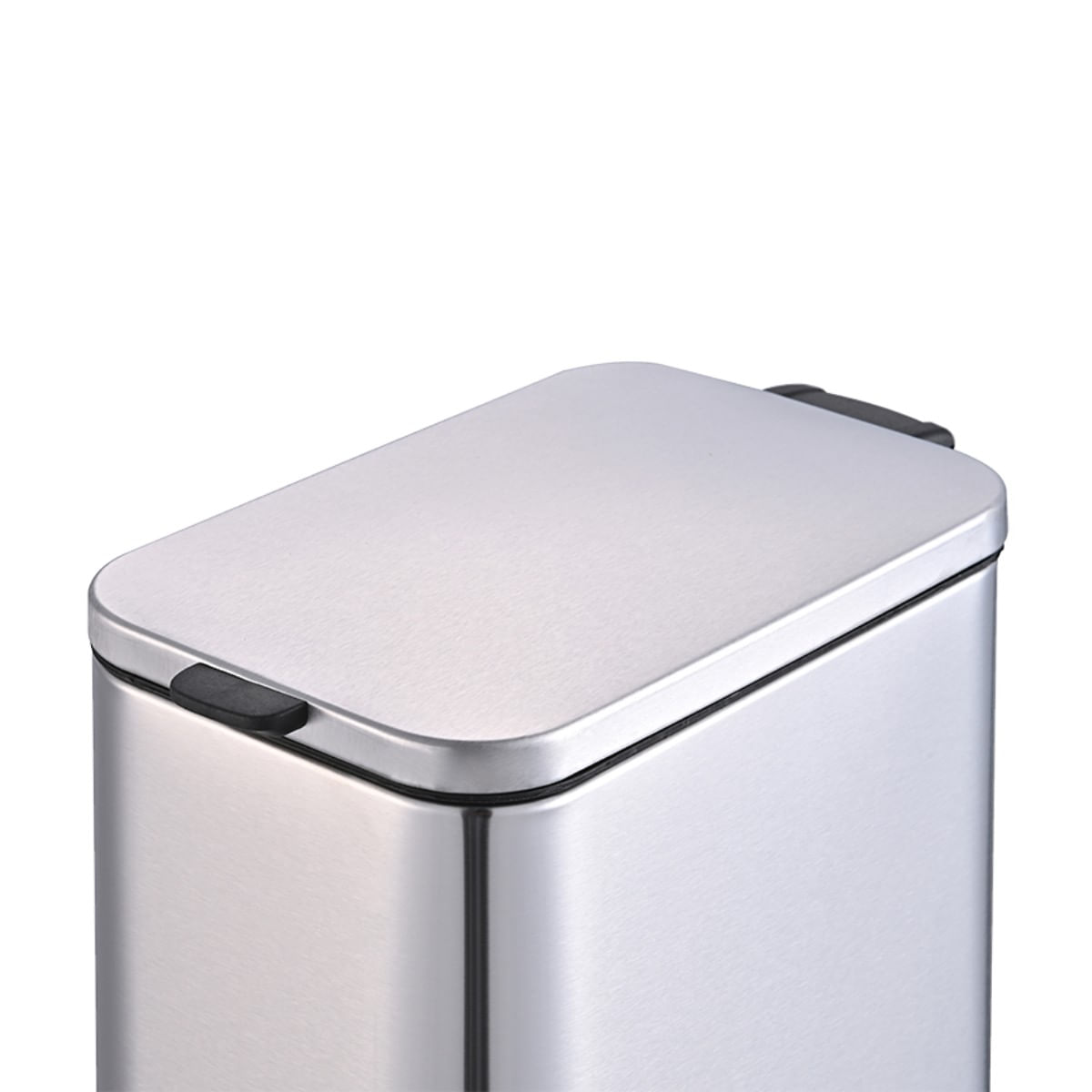Lixeira com Pedal e Balde Brinox Frame 5 Litros Aço Inox Escovado - Imagem 2