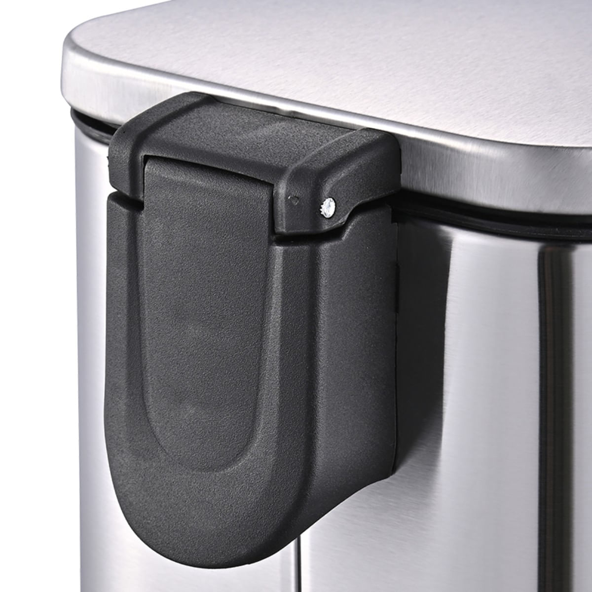 Lixeira com Pedal e Balde Brinox Frame 5 Litros Aço Inox Escovado - Imagem 6