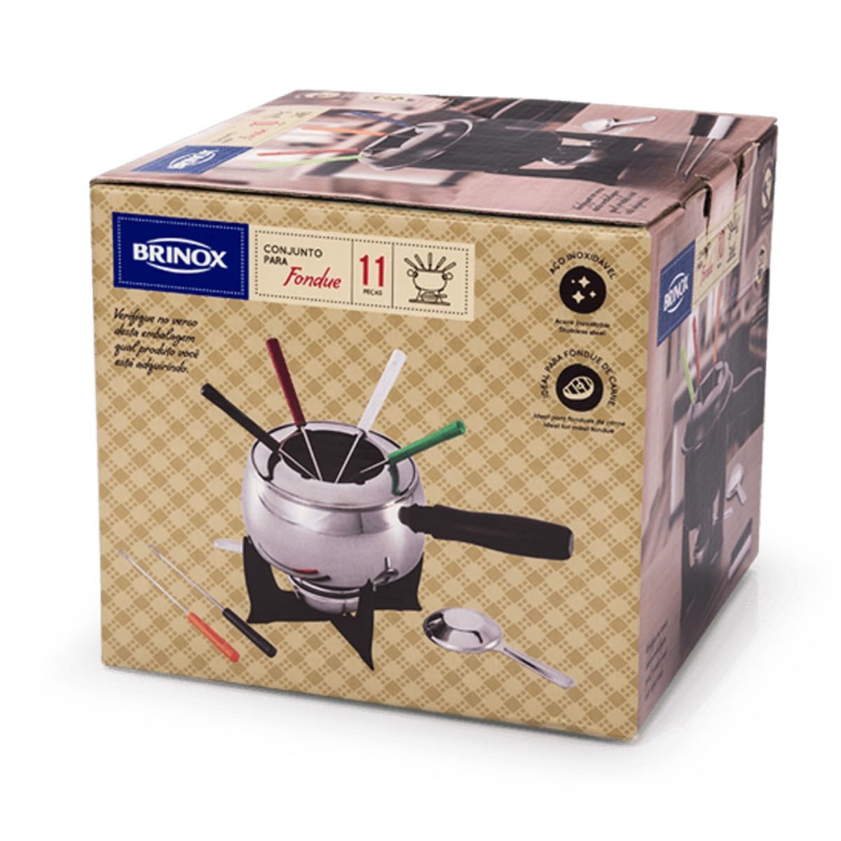 Conjunto para Fondue 11 Peças - Fondue e Petiscos - Imagem 6