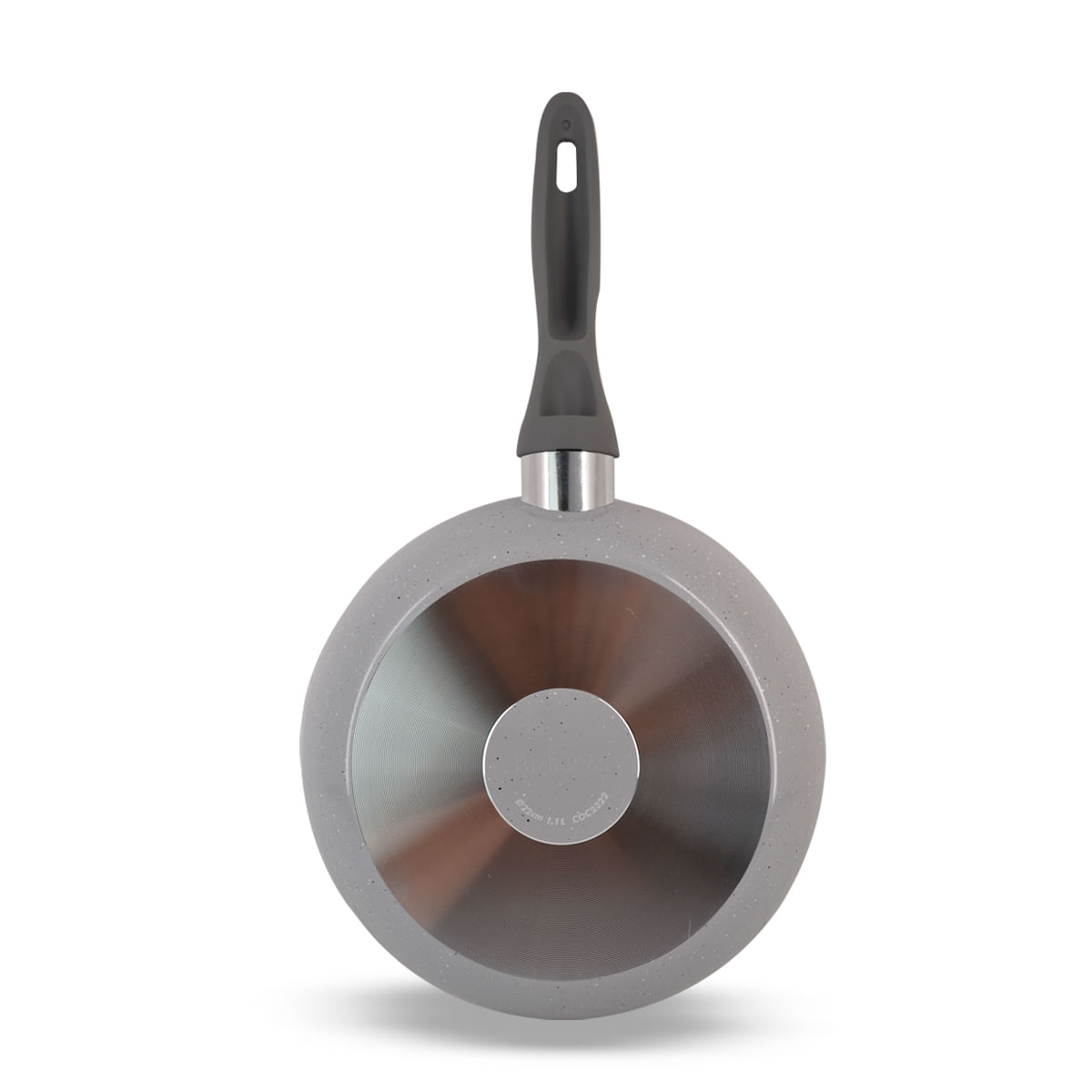 Jogo de Panelas Brinox Antiaderente Ceramic Life 5 Peças Marble Blend Cinza Claro - Imagem 7