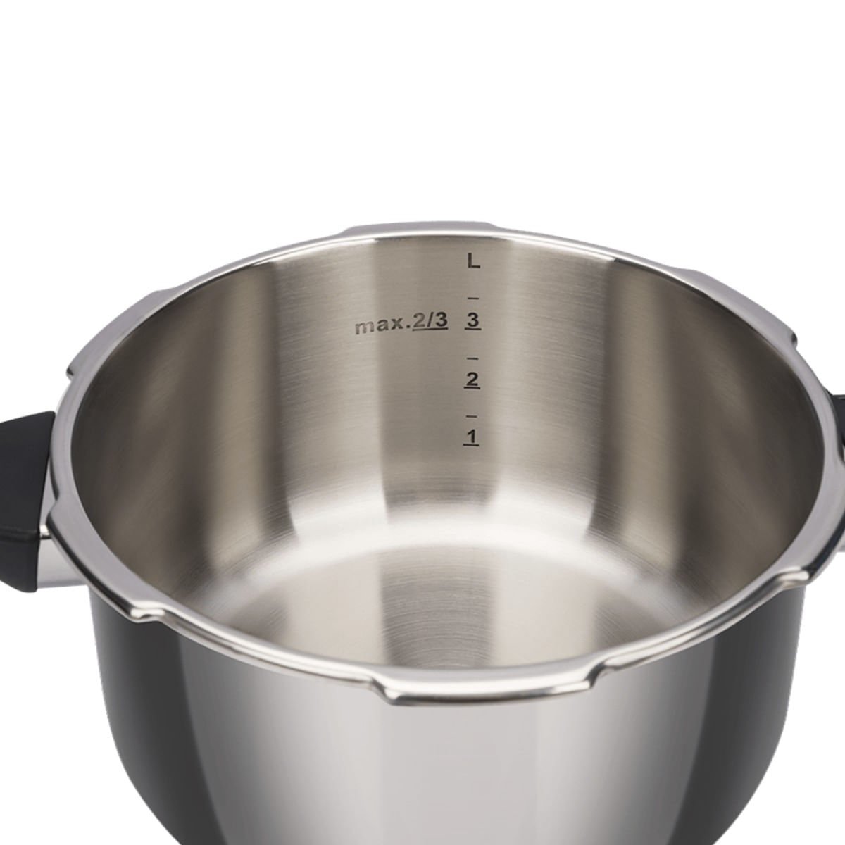 Panela de Pressão Inox Brinox Supra Fundo Triplo 4,5 Litros Ø 22 cm com 5 Dispostivos de Segurança - Imagem 6