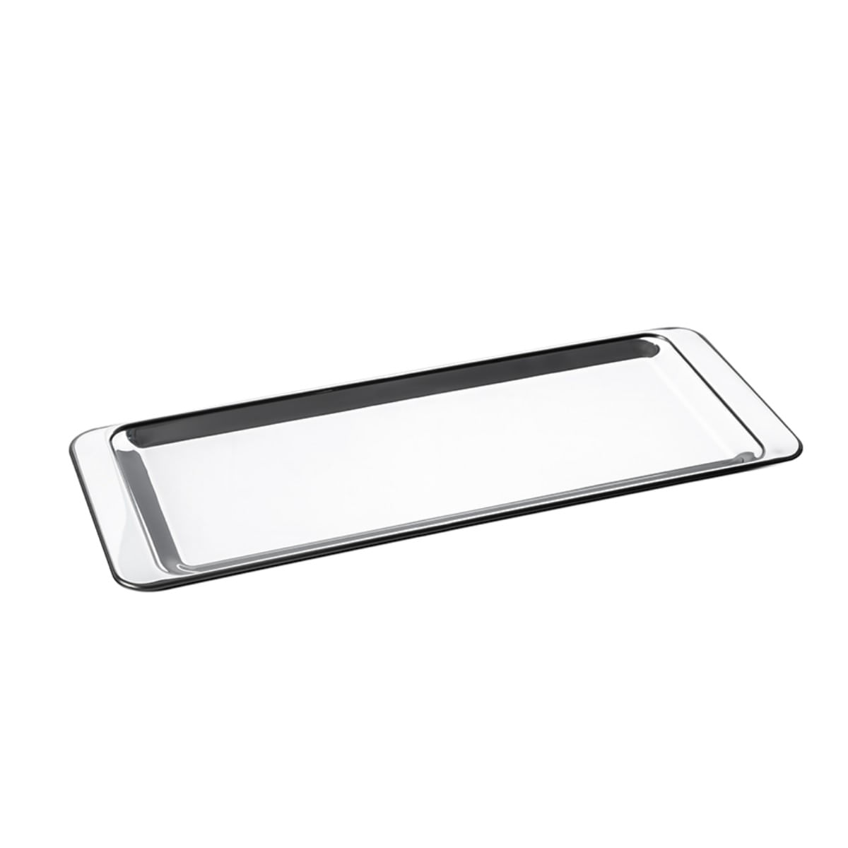 Bandeja para Torta Fria Rocambole Brinox Atina 40 x 16 cm Aço Inox - Imagem 3