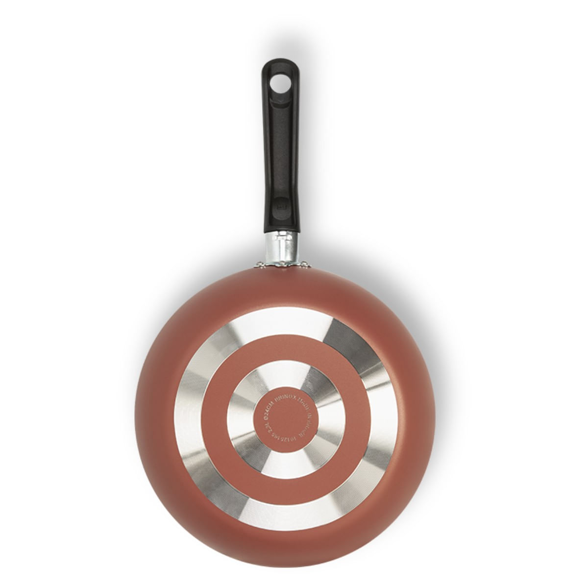 Conjunto Brinox com Duas Frigideiras Fun de Ø16 cm e Ø22 cm Antiaderente Pro-Flon na cor Terracota - Imagem 4