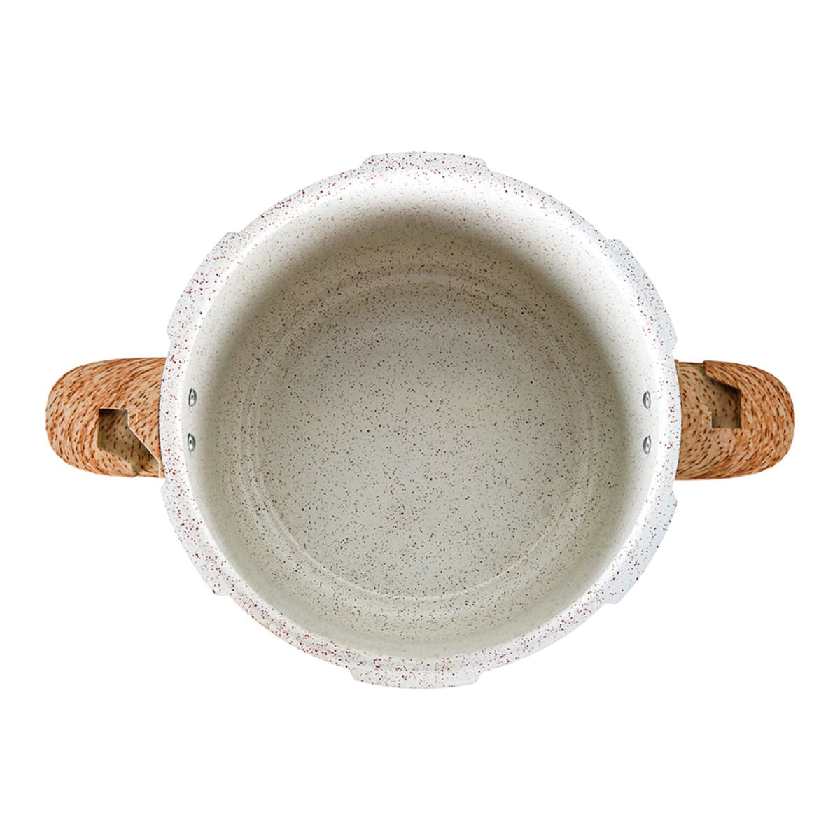 Panela de Pressão Indução Brinox Antiaderente Ceramic Life Pressure 5,4 Litros Vanilla - Imagem 4