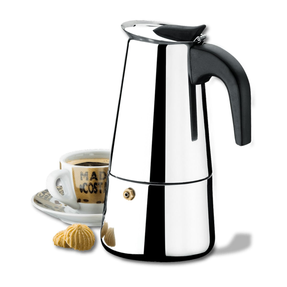 Cafeteira em Inox Brinox Verona 6 Xícaras 300ml