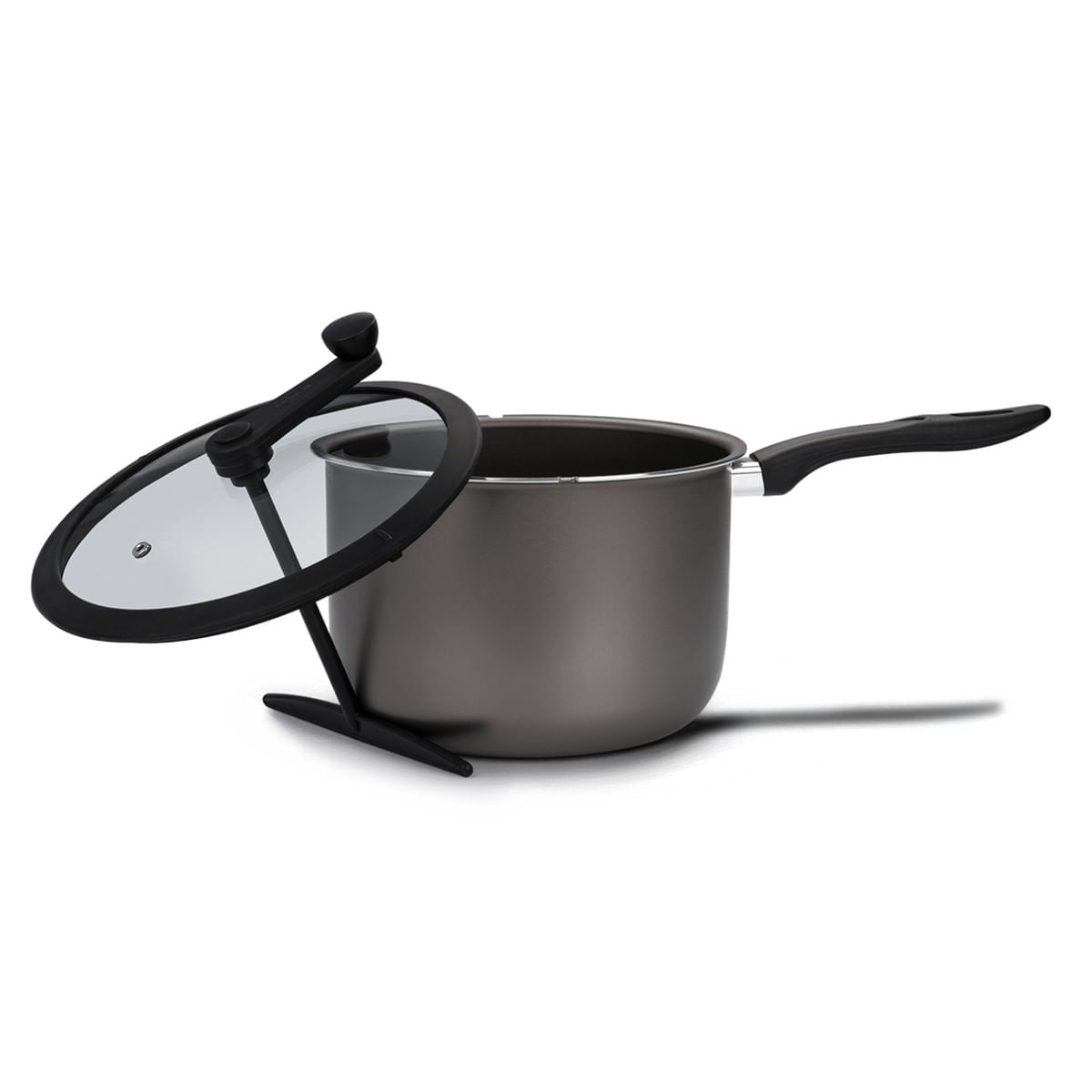 Pipoqueira Brinox Pic Poc prata 5,5L - antiaderente pro-flon, aluminio 1,6 mm, misturador de nylon, três saídas de vapor - Linha Especiarias - Imagem 3