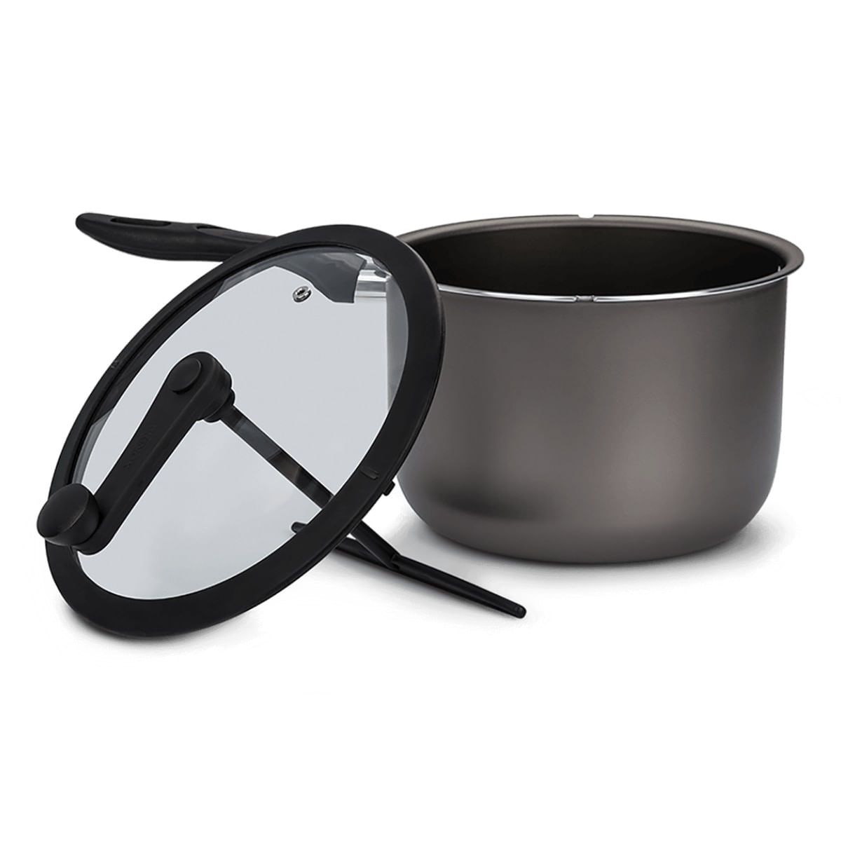 Pipoqueira Brinox Pic Poc prata 5,5L - antiaderente pro-flon, aluminio 1,6 mm, misturador de nylon, três saídas de vapor - Linha Especiarias - Imagem 4