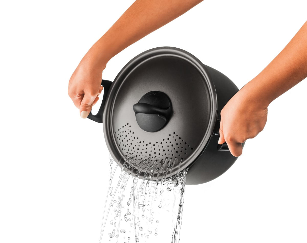 Espagueteira Brinox Especiarias 5,5 Litros Ø22 cm Grafite - Imagem 3