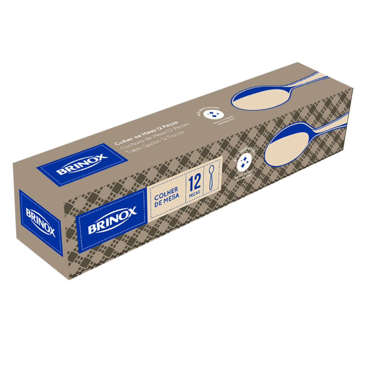 Jogo de Colher de Mesa 12 Peças - Bulevar 204 x 2,5 mm - Imagem 5